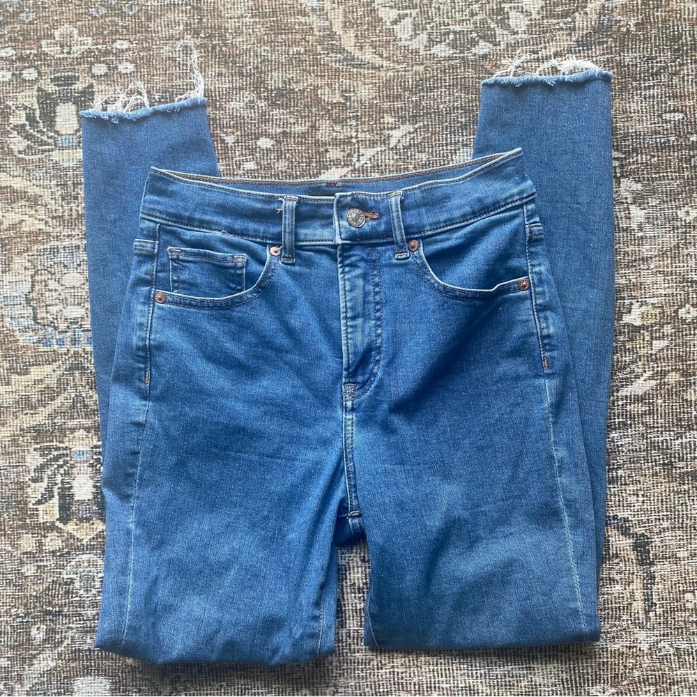 Express Cropped Skinny Highrise Jeans